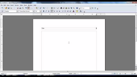 APA Header and Title Page using Open Office.mp4   YouTube