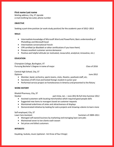 apa resume template | good resume format