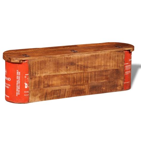 Aparador / baúl para almacenaje de madera maciza reciclada ...