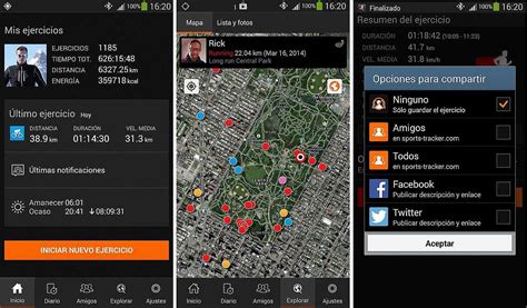 Aplicación para correr Android Sports Tracker :: Imágenes ...