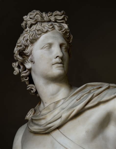Apollo Belvedere  close up . Rome, Vatican Museums, Pius ...