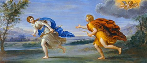 Apollon und Daphne   Francesco Albani als Kunstdruck oder ...