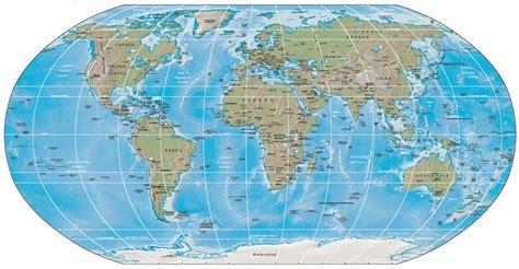 APOLO11.COM   Mapa Mundi Divisão Física