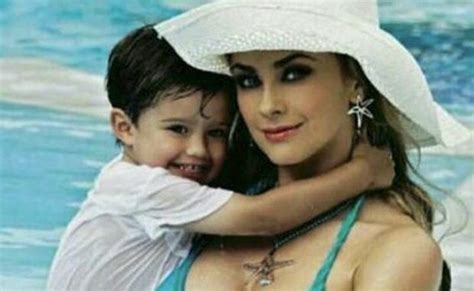 Aracely Arámbula desata polémica por foto con su hijo Daniel
