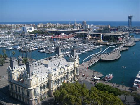 Archivo:Barcelona, view of the Rambla de Mar from Columbus ...