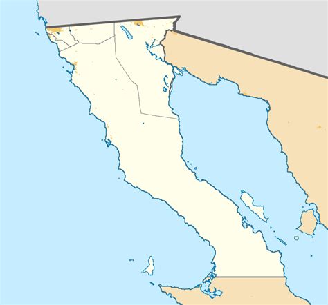 Archivo:Mexico Baja California location map  urban areas ...