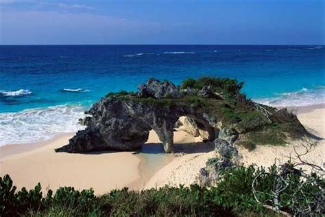 Arco en una playa de las Islas Bermudas. | arcos naturales ...