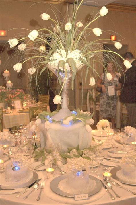 Arctic Winter Wedding Theme Wedding Table Decorations