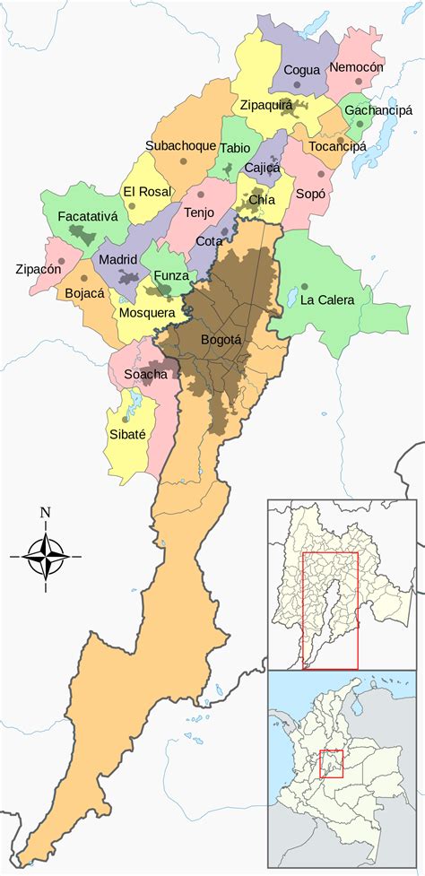 Área metropolitana de Bogotá   Wikipedia, la enciclopedia ...