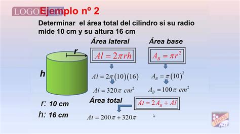 Área y volumen de cilindros   Logos Academy   YouTube