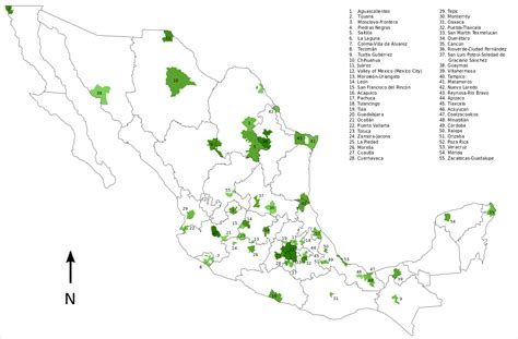 Áreas metropolitanas de México   Wikipedia, la ...