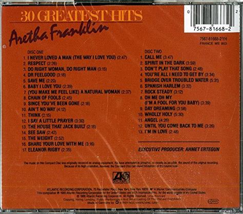 Aretha Franklin: 30 Greatest Hits   Import It All