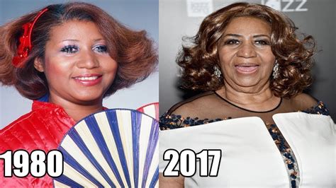 Aretha Franklin Transformation From 1980 To 2017 Then And ...