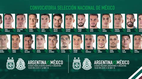 Argentina vs México: La selección mexicana enfrentará a ...