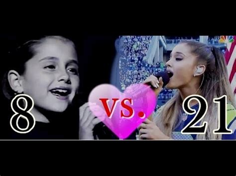 Ariana Grande singing National Anthem 8 years old vs now ...