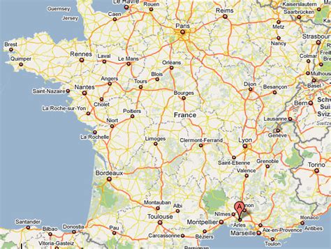 Arles Frankrijk Kaart | familiesteeman