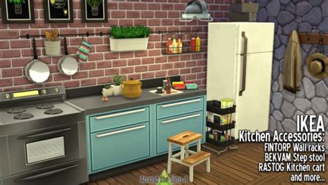 Around The Sims 4: IKEA Accessories Kitchen • Sims 4 Downloads