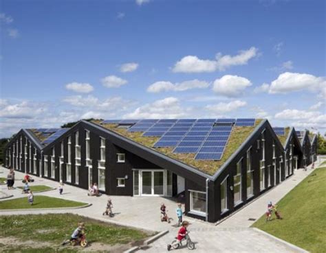 Arquitetura sustentável em escola primária na Dinamarca