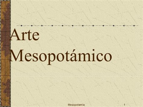 Arte mesopotamia