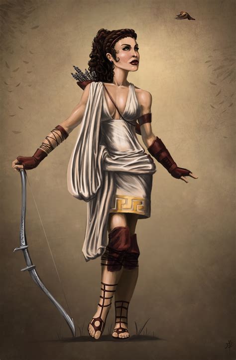 Artemis: Greek Goddess of the Hunt by rpowell77 on DeviantArt