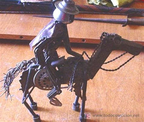 artesania en hierro forjado caballo con jinete   Comprar ...