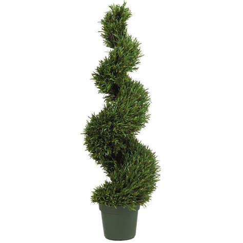 Artificial Rosemary Spiral Tree   outdoor topiary plant