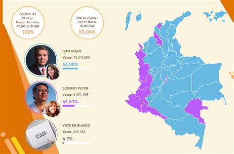 Así quedó el nuevo mapa electoral y político de Colombia ...