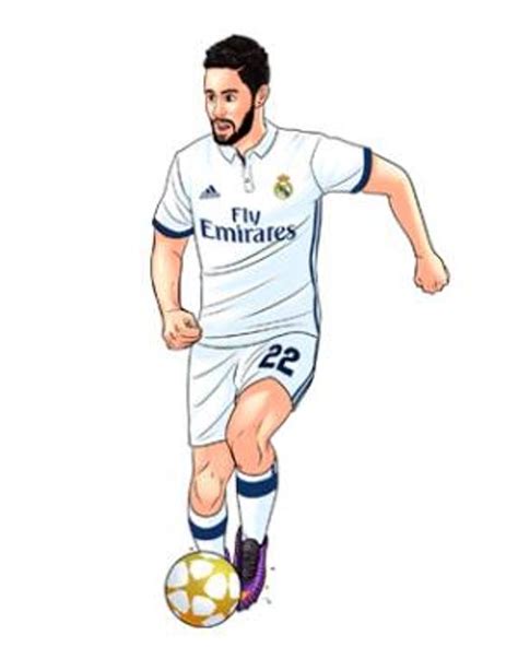 Así son los dibujos manga de los futbolistas del Real Madrid