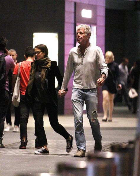 ASIA ARGENTO and Anthony Bourdain Out and About in New ...