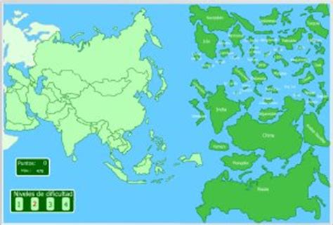 Asia  Mapas interactivos   Enrique Alonso  Juegos ...
