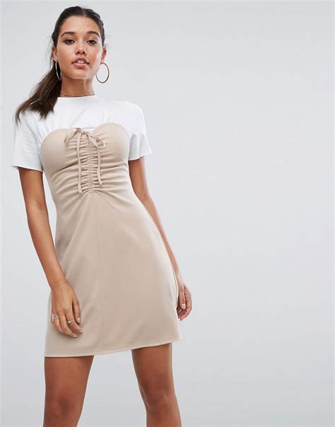 ASOS Mini Dress With Ruched Bodice | Dresslover UK