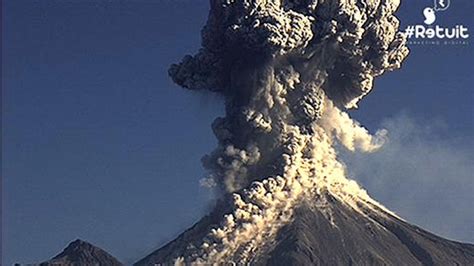 Astonishing eruption of Mexico s Colima volcano captured ...