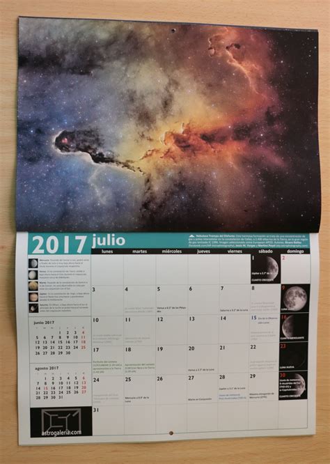 AstroCalendario 2017   astronomo.org