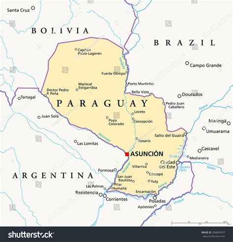 Asuncion Paraguay Map | World Map 07