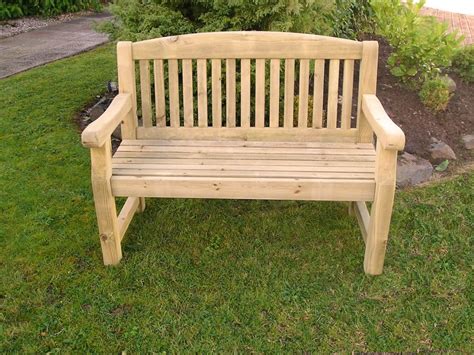Athol Chunky 4 Foot Wooden Garden Bench Brand New **SPRING ...