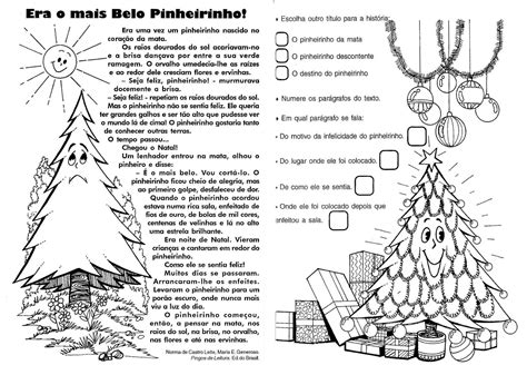 Atividades de Natal: Textos com interpretação!   ESPAÇO EDUCAR