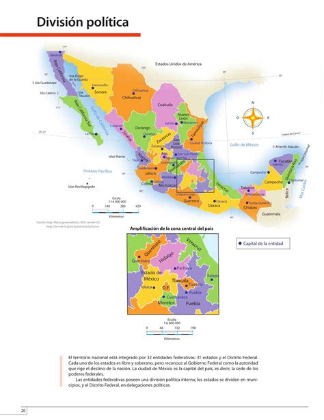 Atlas de México Cuarto grado 2016 2017   Online   Libros ...