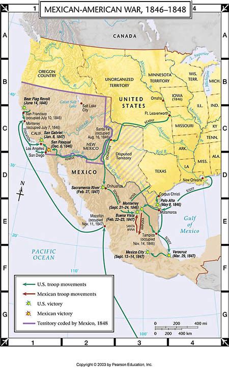 Atlas Map: Mexican American War, 1846 1848