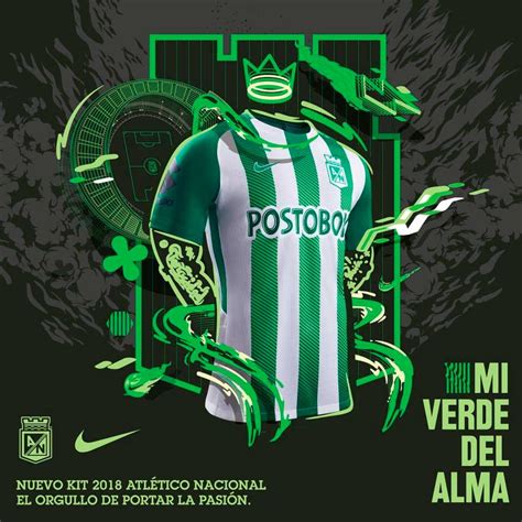 Atlético Nacional 2018 Home & Away Kits Released   Footy ...