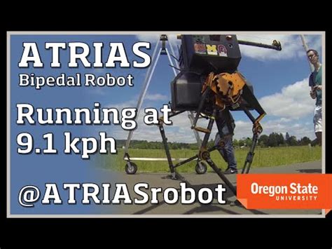 ATRIAS Robot: 9.1 kph Running Speed  5.7 mph    YouTube