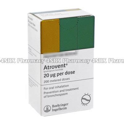 Atrovent Inhaler  Ipratropium Bromide    4NRX  UK
