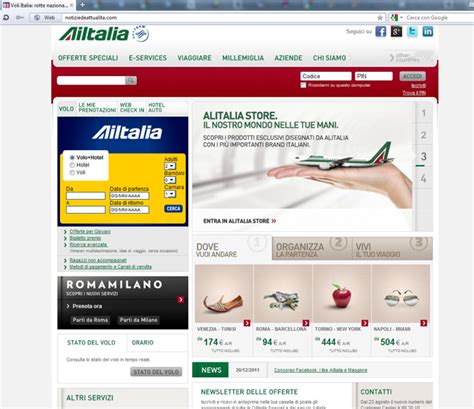 Attacco hacker al sito Alitalia, i siti di phishing sono ...