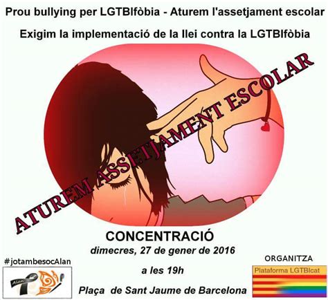 Aturem bullyng per LGTBIfòbia   Implementació de la Llei ...