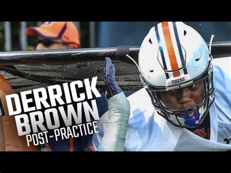 Auburn defensive lineman Derrick Brown on first fall ...