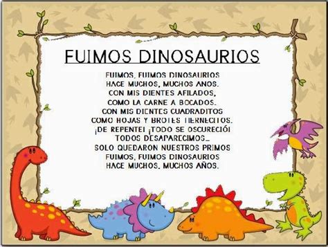 AULA DE ILUSIONES: Algunas poesías sobre dinosaurios