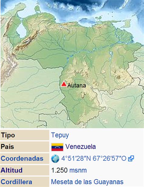 autana ubicacion geografica   Aviación Civil en Venezuela