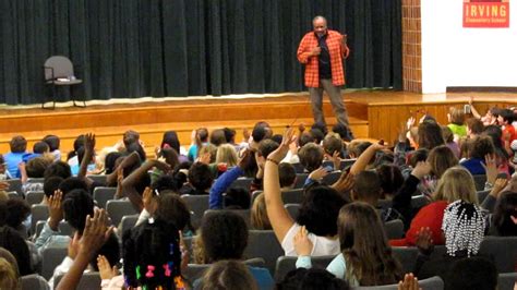 Author Christopher Paul Curtis visits Irving Elementary ...