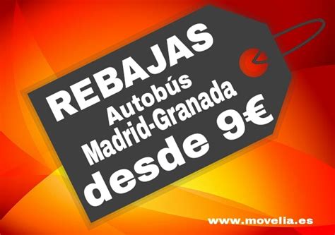 Autobús Madrid Granada desde 9€