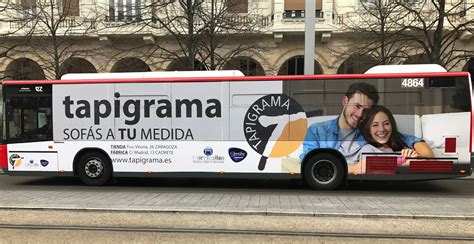 Autobús Tapigrama – Ana Ortiz Publicidad