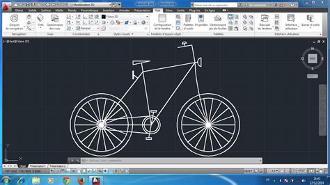 AutoCAD 2D : Bicyclette   YouTube
